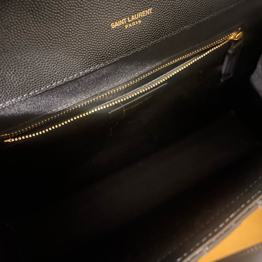 Authentic Saint Laurent Large Shoulder Bag - Picture 5 of 16